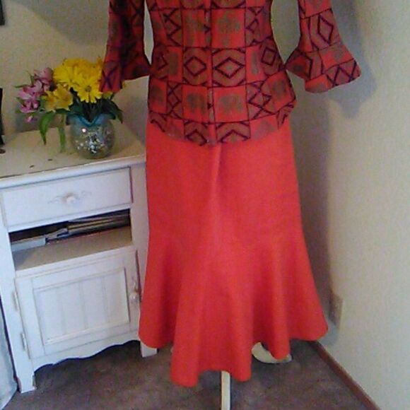 One of a Kind Handmade Skirt and Top Set - Picture 5 of 14